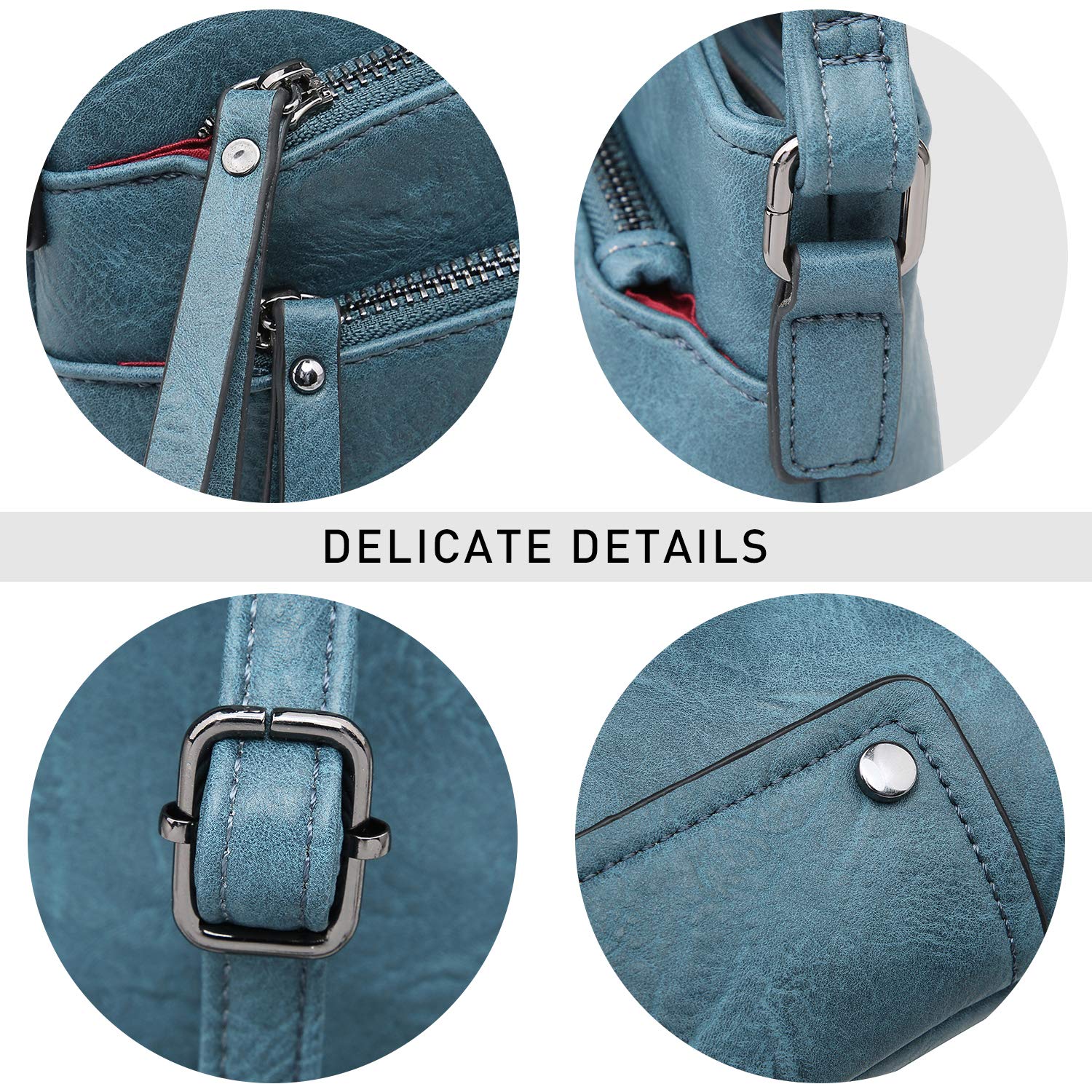 VONMAY Women's Crossbody Bag with Multiple Pockets - Stylish Shoulder Purse for Everyday Use, Travel & Shopping