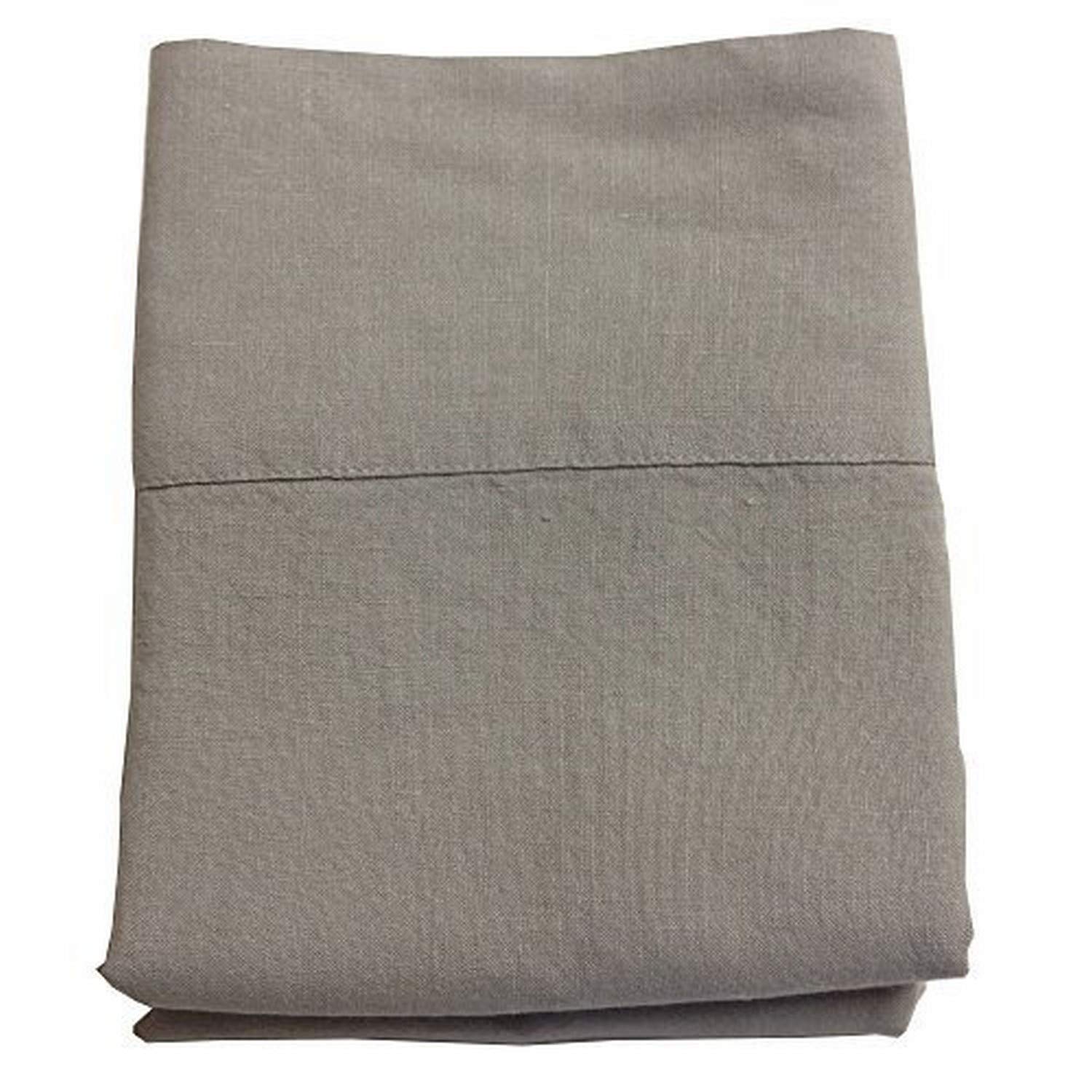 Premium 100% Linen Pillowcase Set of 2 - Soft & Breathable Pillow Covers for Hot Sleepers - Fits Standard & King Size (20x39 Inches) - White - Perfect for Bedroom, Guest Room & Luxury Hotels
