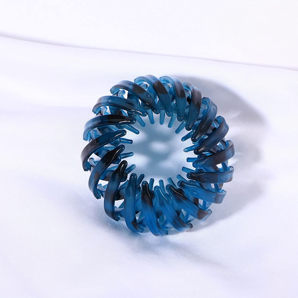 Birds Nest Hair Clips for Women - Blue Hair Accessories for Ponytails & Buns