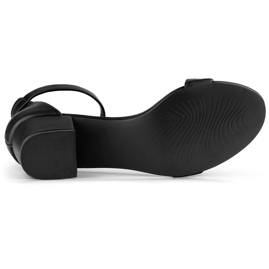 Allegra K Women's Block Low Heel Ankle Strap Sandals | Comfortable Casual & Dressy Summer Shoes for Beach, Wedding, and Office Wear