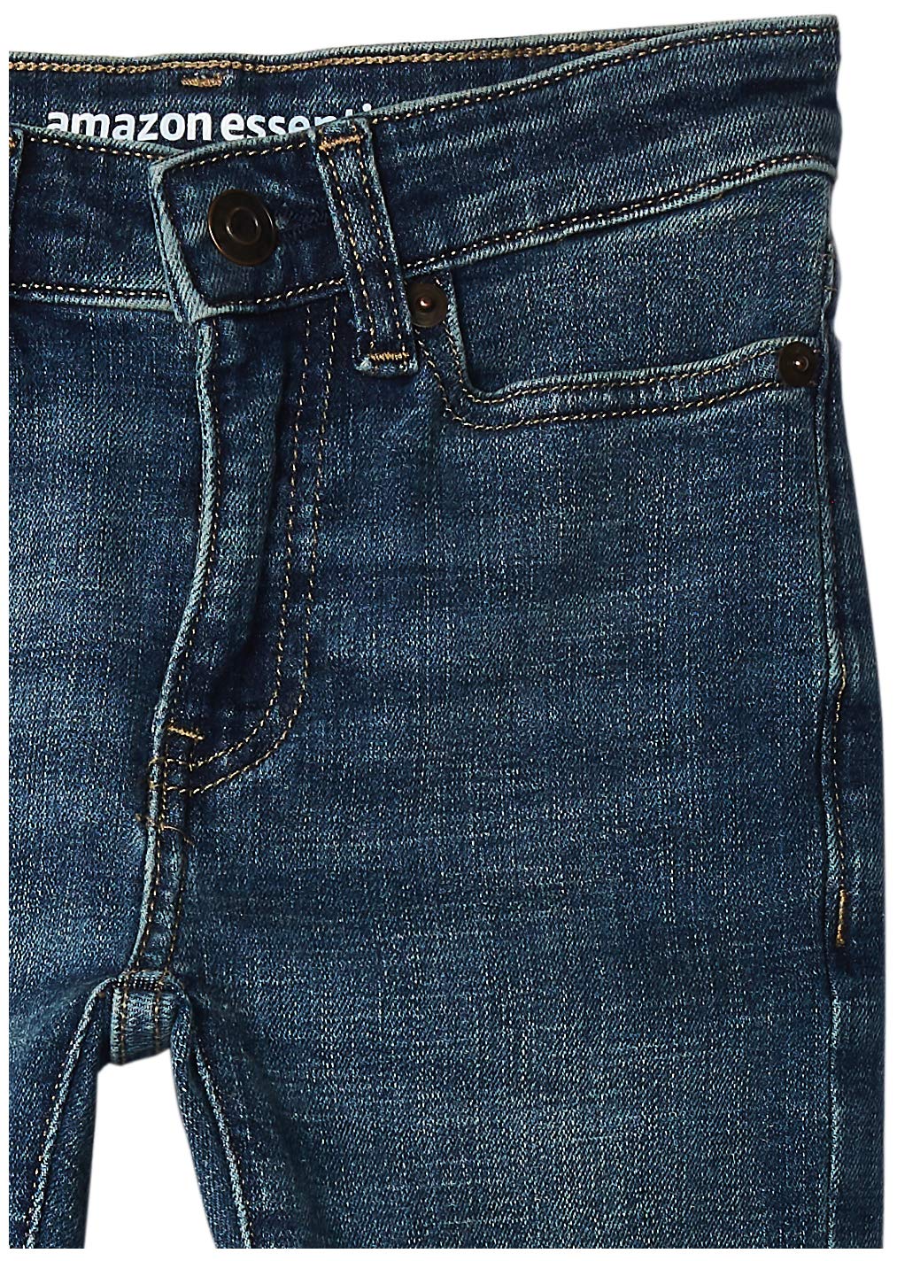 Amazon Essentials Boys' Stretch Slim-Fit Jeans - Comfortable & Durable Denim Pants for School, Play & Everyday Wear | Sizes 4-18