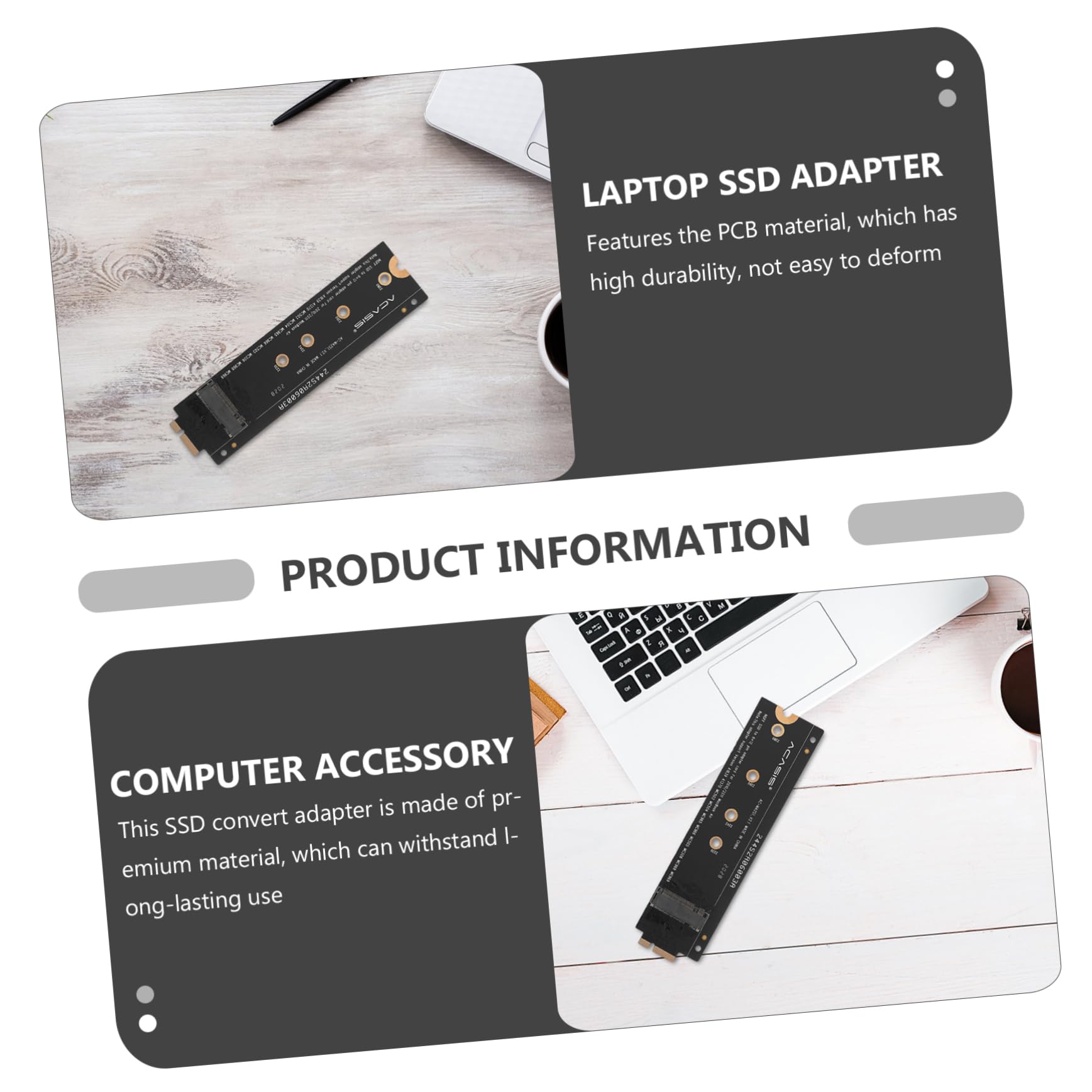 Veemoon M.2 NVMe SSD to PCIe Adapter Card - Supports 2230/2242/2260/2280 Sizes for PC & Laptop Upgrades - Perfect for Gaming Rigs, Workstations & DIY Computer Builds