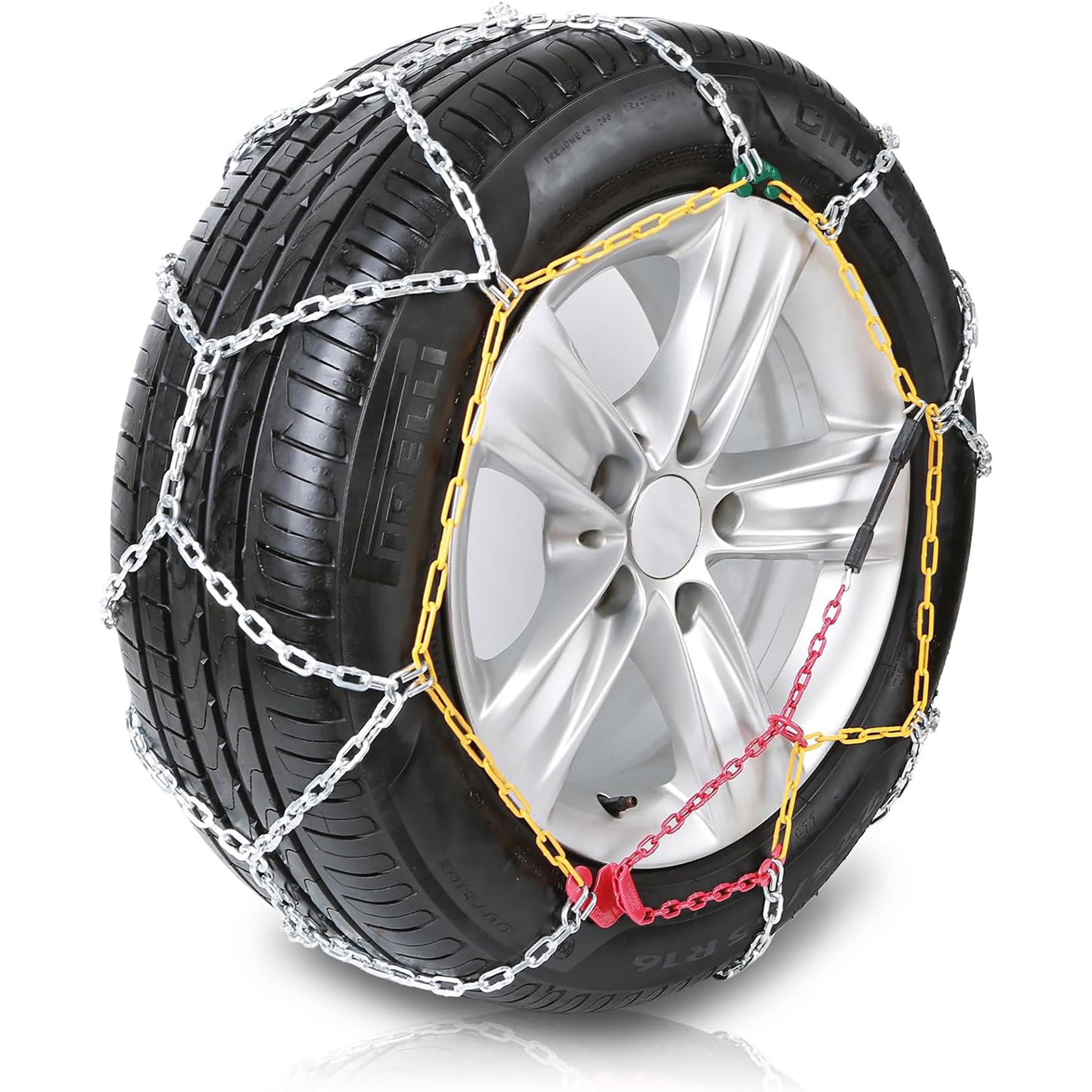 Premium Snow Chains for Tesla Model 3 & Model Y - Heavy Duty Winter Traction for Snowy Roads & Mountain Driving