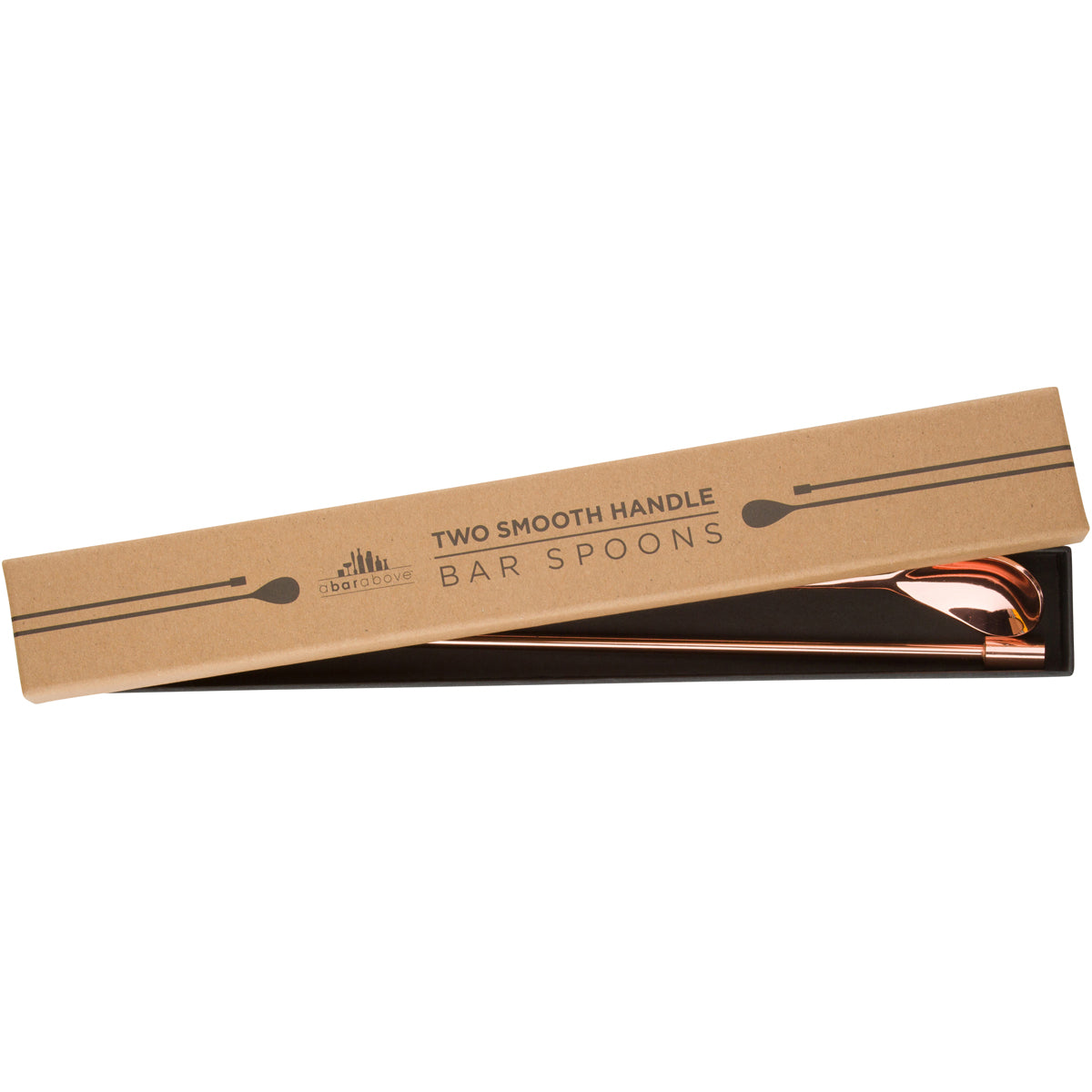 Premium Copper Bar Spoons - Professional Cocktail Mixing Tool for Bartenders & Home Use - Perfect for Stirring, Layering & Crafting Cocktails