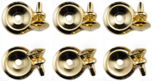 Vintage Round Door Knobs for Dollhouse Miniatures - Antique Style Hardware for DIY Doll House Accessories - Perfect for Miniature Home Decor, DIY Crafts and Model House Projects