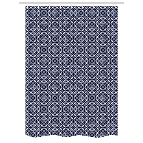 Night Blue and White