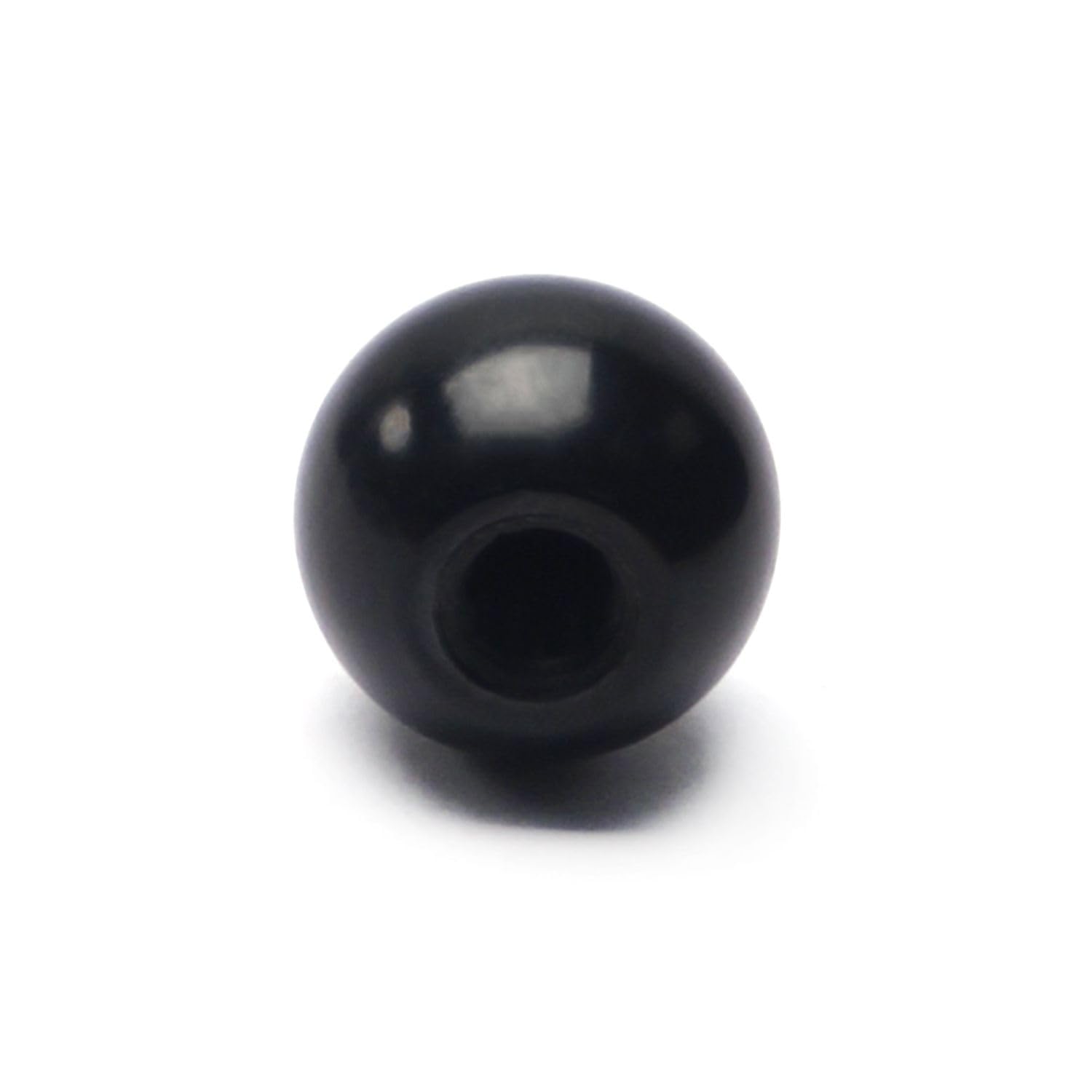 10Pcs Black Bakelite Ball Knob M8 Female Thread - 25mm/0.98