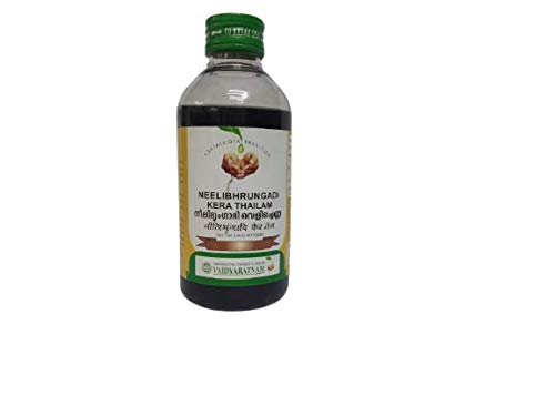 Vaidyaratnam Neelibhringadi Thailam 200ml - Authentic Ayurvedic Hair Oil for Hair Growth & Scalp Care | Pure Herbal Remedy for Dandruff & Hair Fall | Perfect for Daily Hair Massage & Ayurvedic Treatment