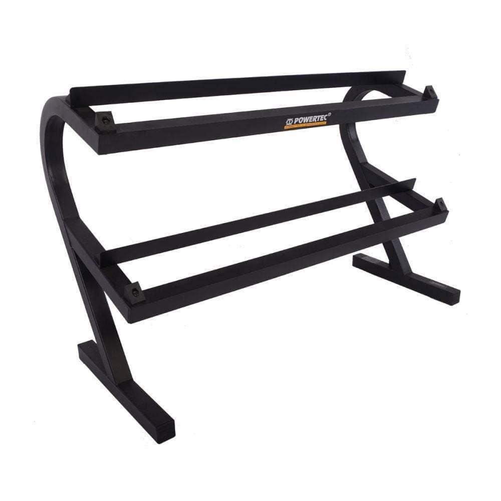 Powertec Workbench Dumbbell Rack - Heavy Duty Dumbbell Storage Organizer for Home Gym & Commercial Fitness Equipment - Perfect for Garage, Basement & Weight Room Organization