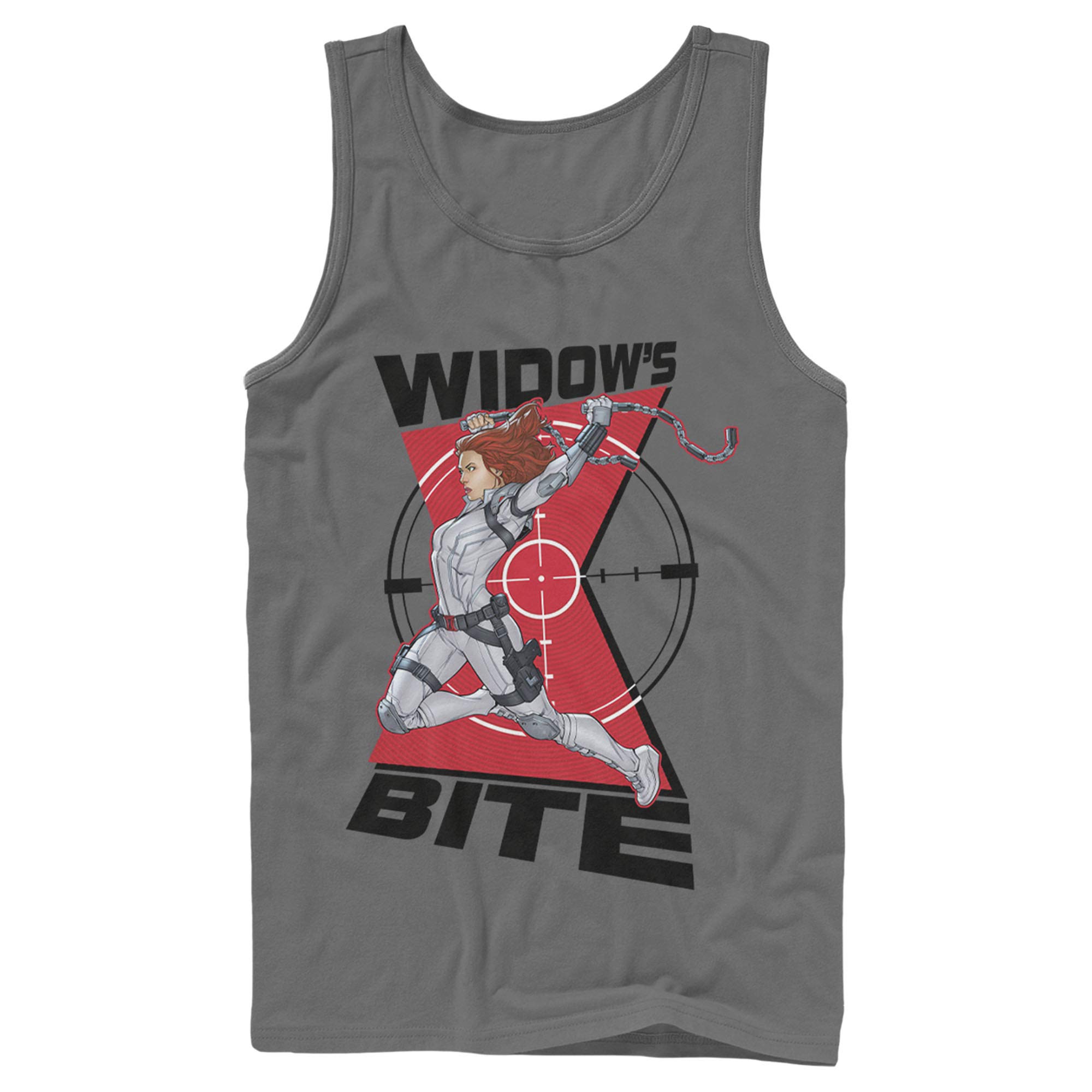 Marvel Black Widow Graphic Tank Top for Men - Cool Superhero Tee for Casual Wear, Gym & Cosplay