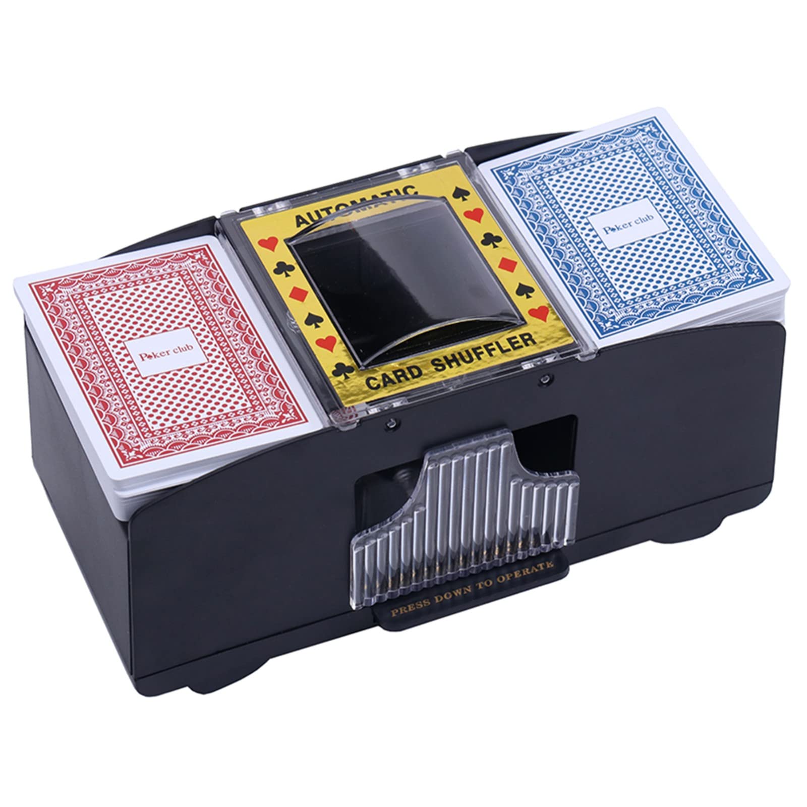 1PC Automatic Electric Card Shuffler Machine - Poker Playing Cards Shuffler for Board Games, Casino Nights & Party Entertainment | Perfect for Home Game Nights, Poker Tournaments & Family Gatherings
