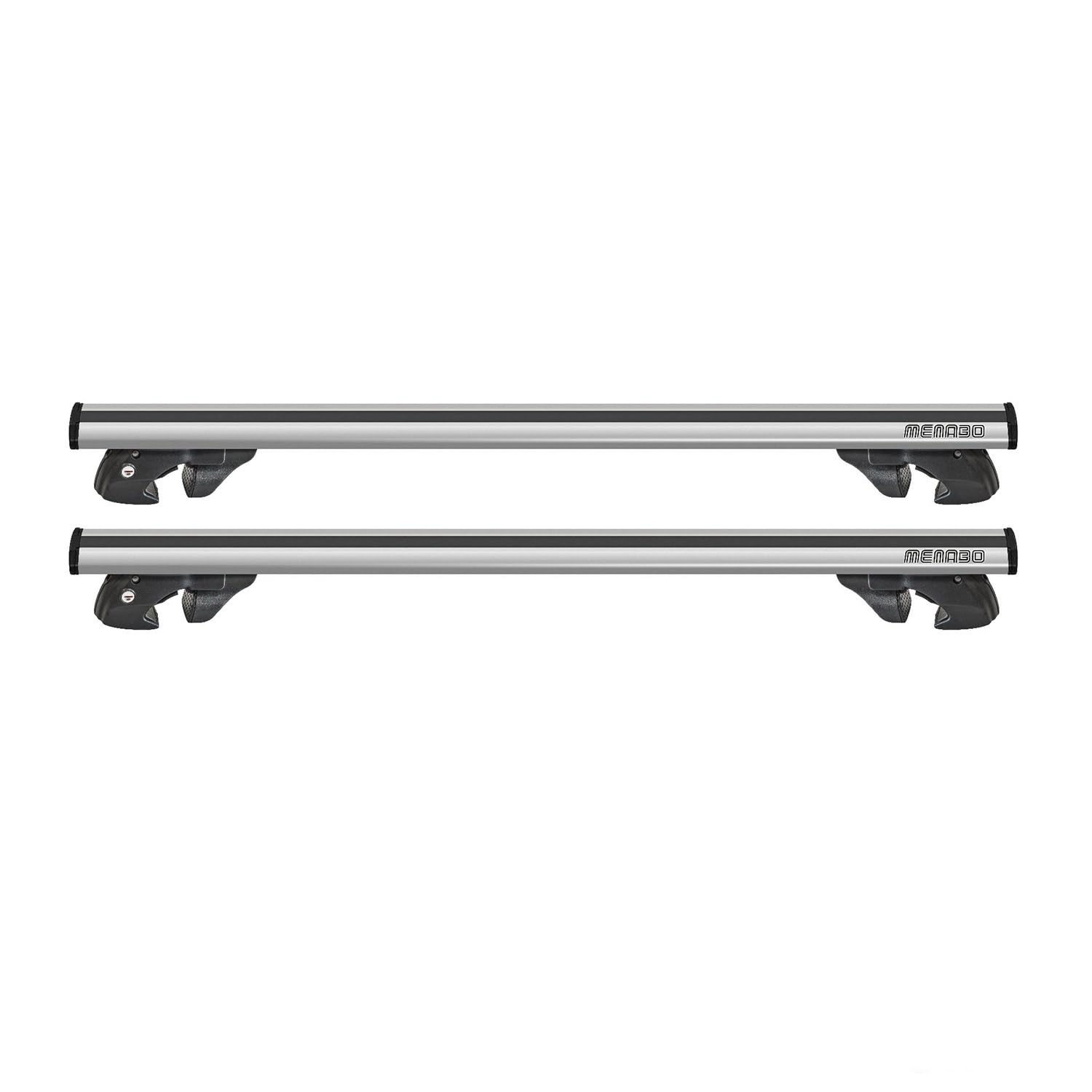 OMAC Aluminum Roof Rack Cross Bars for Kia Sportage 1997-2002 - Silver 2-Piece Anti-Theft Cargo Carrier for Kayak, Canoe, Surfboard, Ski, Snowboard & Camping Gear | Perfect for Outdoor Adventures & Road Trips