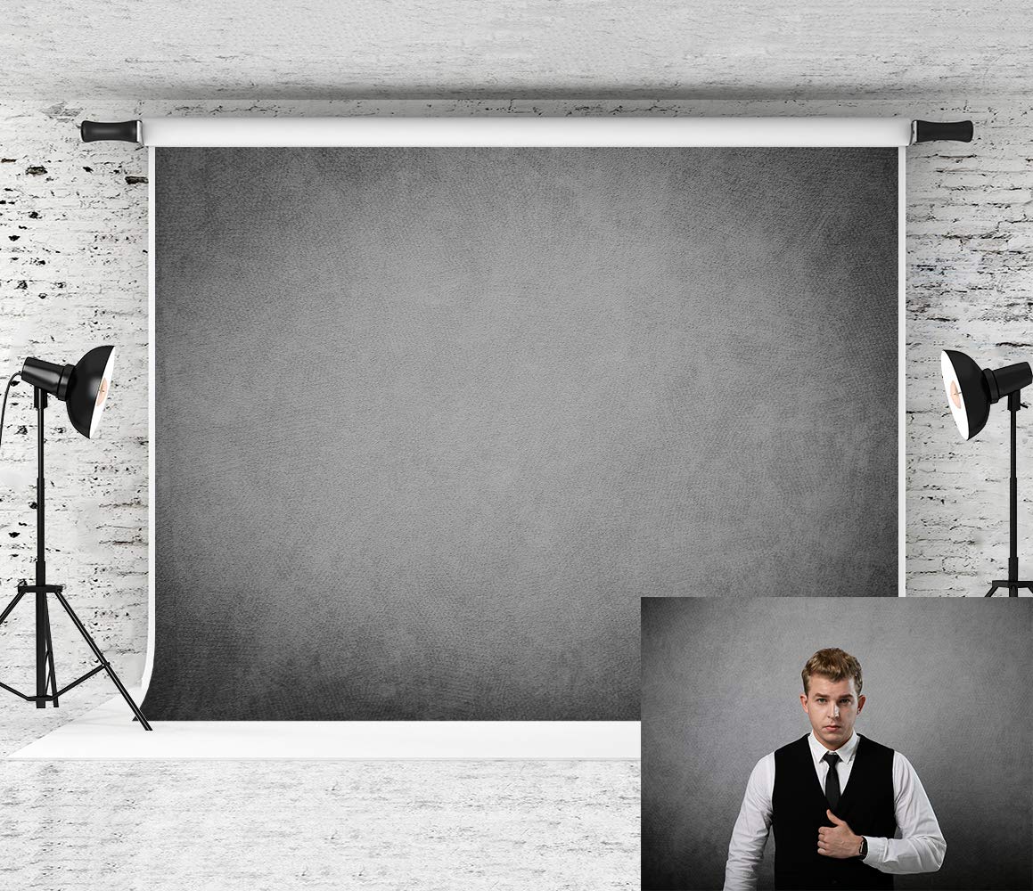10x6.5ft Gray Photography Backdrop - Old Master Portrait Background for Studio, Wedding & Professional Photo Shoots | Durable Fabric for Indoor/Outdoor Use