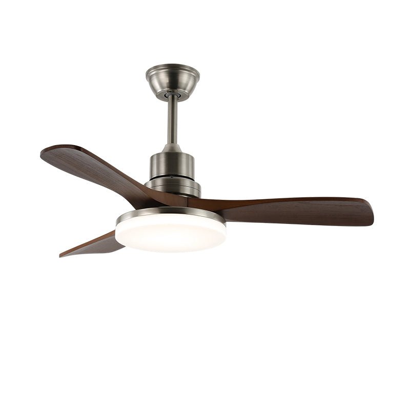 Model A Brushed Nickel & Walnut