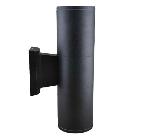 LUMINTURS 18W LED Wall Sconce Light - Black Waterproof IP54 Outdoor Up/Down Lighting Fixture for Patio, Garden, Porch & Exterior Walls