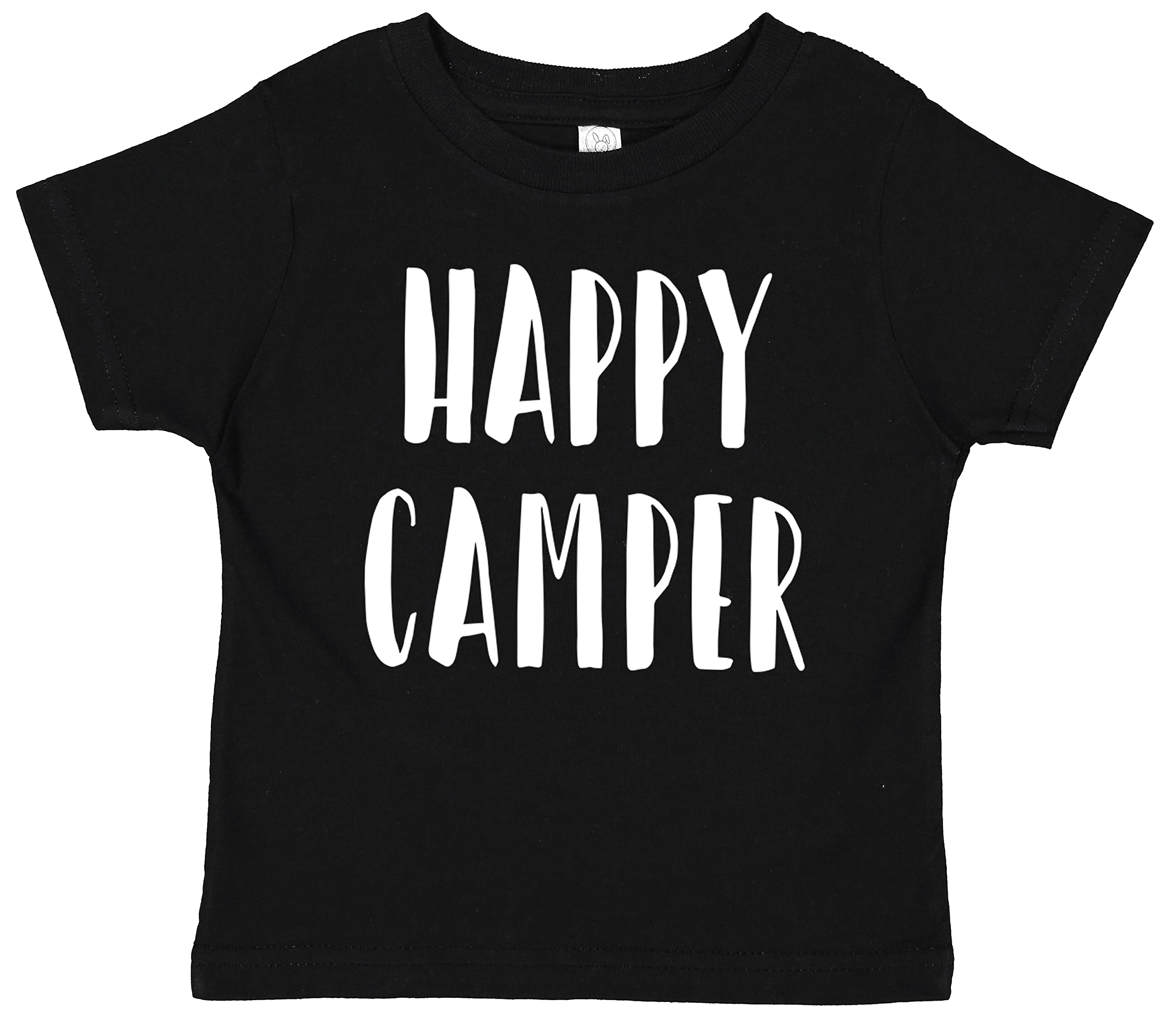 7 ate 9 Apparel Kids Happy Camper T-Shirt - Outdoor Camping Tee for Boys & Girls - Perfect for Summer Camp, Hiking & Family Adventures