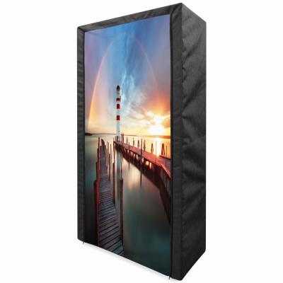A Lighthouse in the Storm: Organizing Life with Ambesonne Portable Fabric Wardrobe