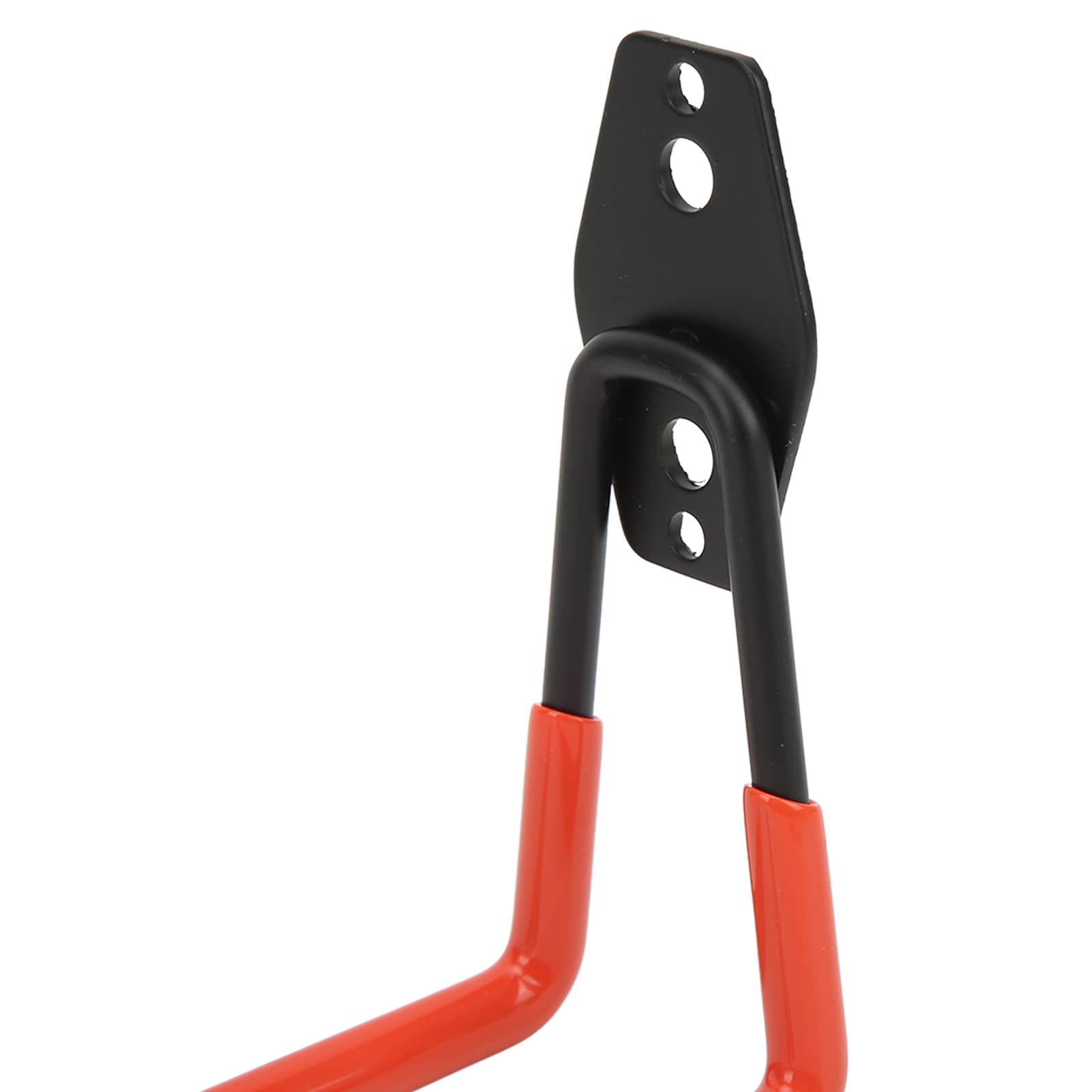 Heavy Duty Orange Metal Garage Hooks - 2 Pack Wall Mounted Storage Hooks for Bicycles, Tools, Garden Equipment - Perfect for Garage, Shed, Balcony Organization