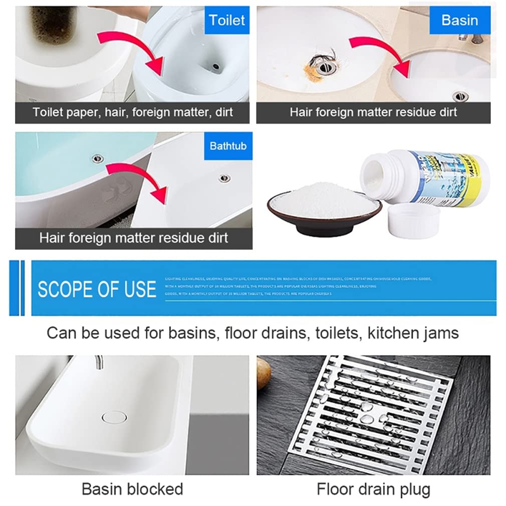Powerful Pipe Dredge Cleaner for Kitchen Sink & Toilet - 2PCS