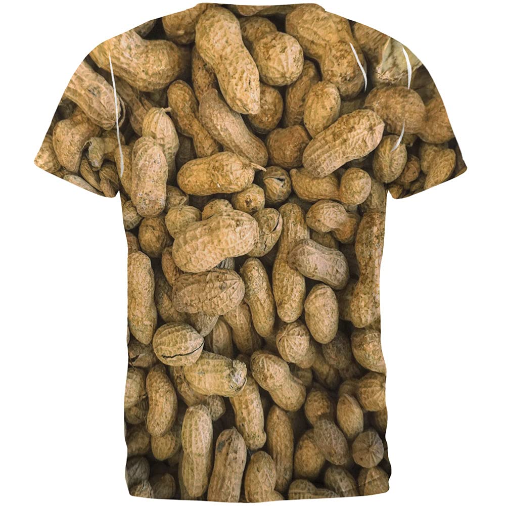 Halloween 'I'm Nuts' Costume Peanuts Print Men's T-Shirt - Funny Halloween Party Outfit & Gift for Peanuts Fans