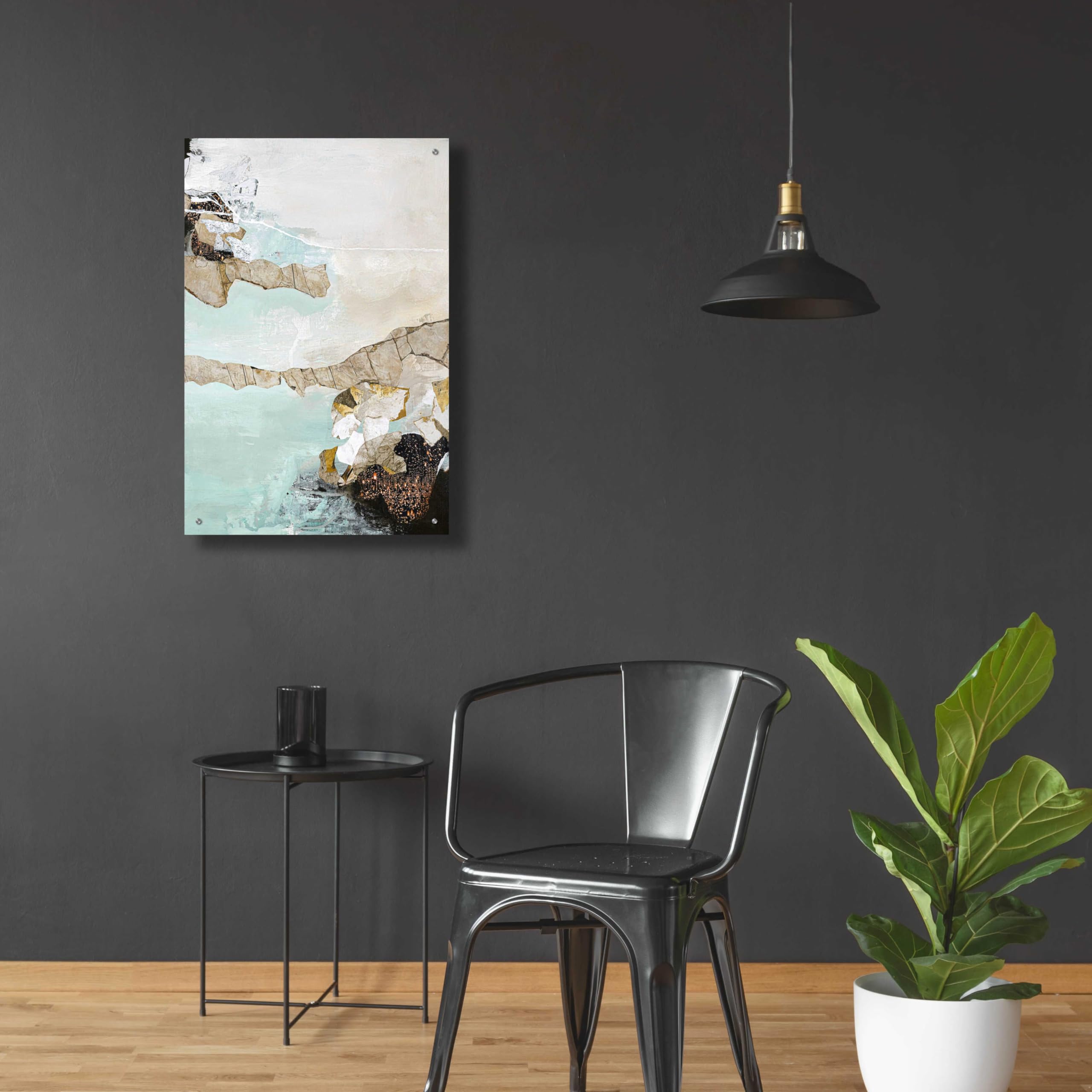 Epic Art 'Art Piece 1' by Design Fabrikken - Premium Acrylic Glass Wall Art 24x36 Inches - Modern Home & Office Decor for Living Room, Bedroom, or Workspace