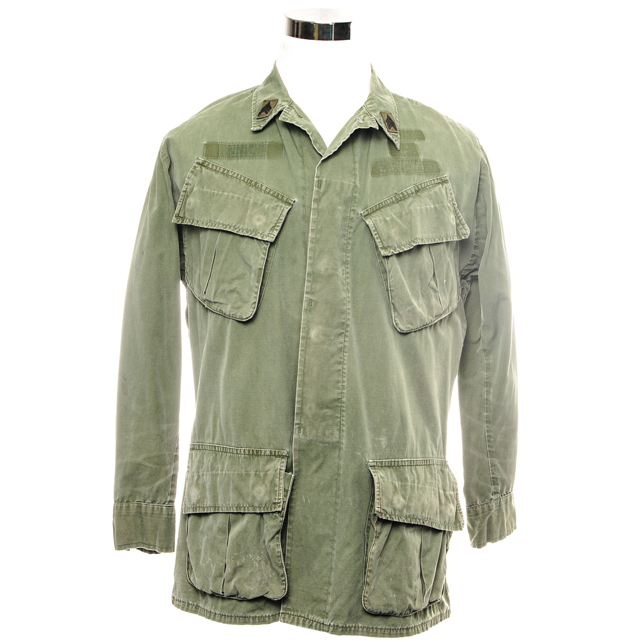 Vintage US Army Tropical Combat Jacket Ripstop 1969 Vietnam War Small Regular - Military Reenactment, Outdoor Adventure, and Collectible Apparel