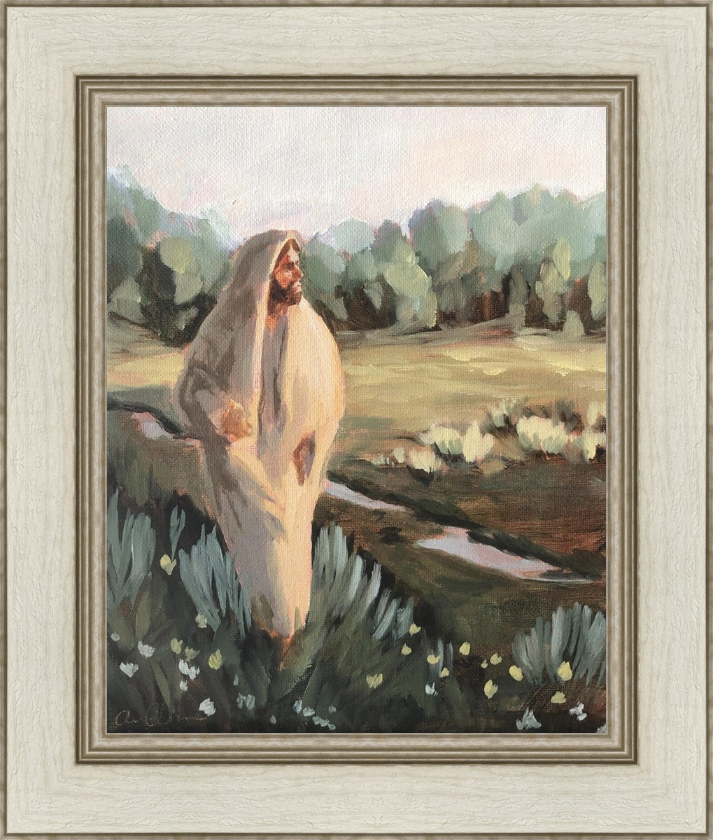 Be Thou Humble by Amber Whitworth - Inspirational Christian Wall Art for Home & Office Decor - Perfect for Living Room, Bedroom, or Gift