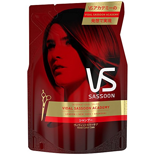 Vidal Sassoon Color Care Shampoo Refill 350ml - Sulfate Free for Colored Hair | Japan Import | For Vibrant, Long-Lasting Hair Color at Home or Salon Use