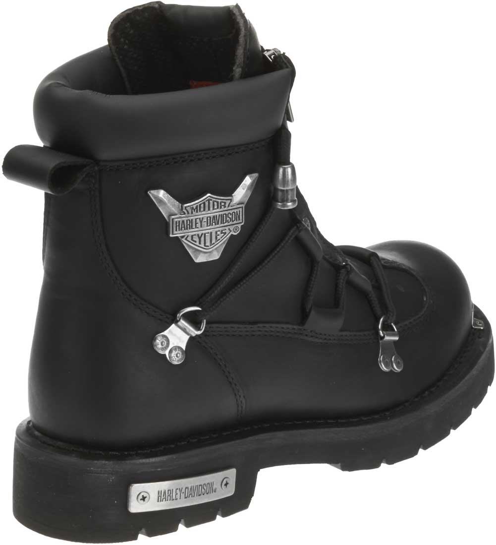 Harley-Davidson Men's Leather Motorcycle Boots with Brake Light - Waterproof Riding Boots for Cruiser & Touring Bikes - Perfect for Long Rides & Casual Wear