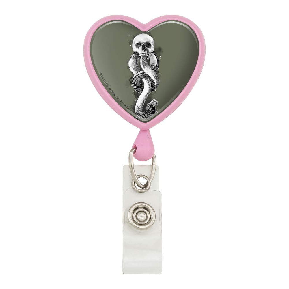 Harry Potter The Dark Mark Retractable Lanyard with ID Badge Holder - Stylish & Durable for Work, School, and Fan Conventions