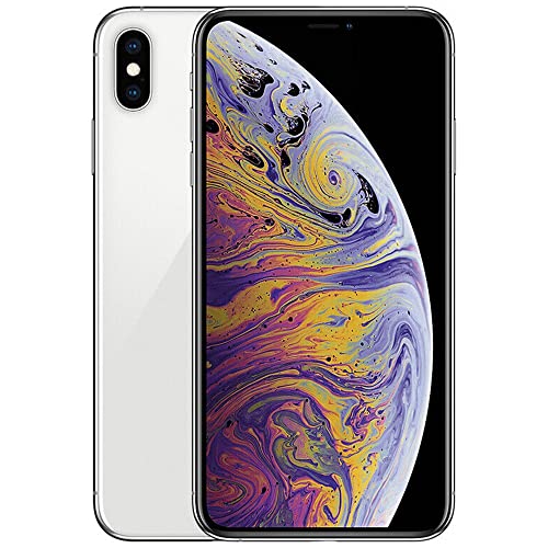 Apple iPhone XS Max 256GB Unlocked Smartphone - US Version Silver (Renewed) | Perfect for Travel, Business & High-End Photography