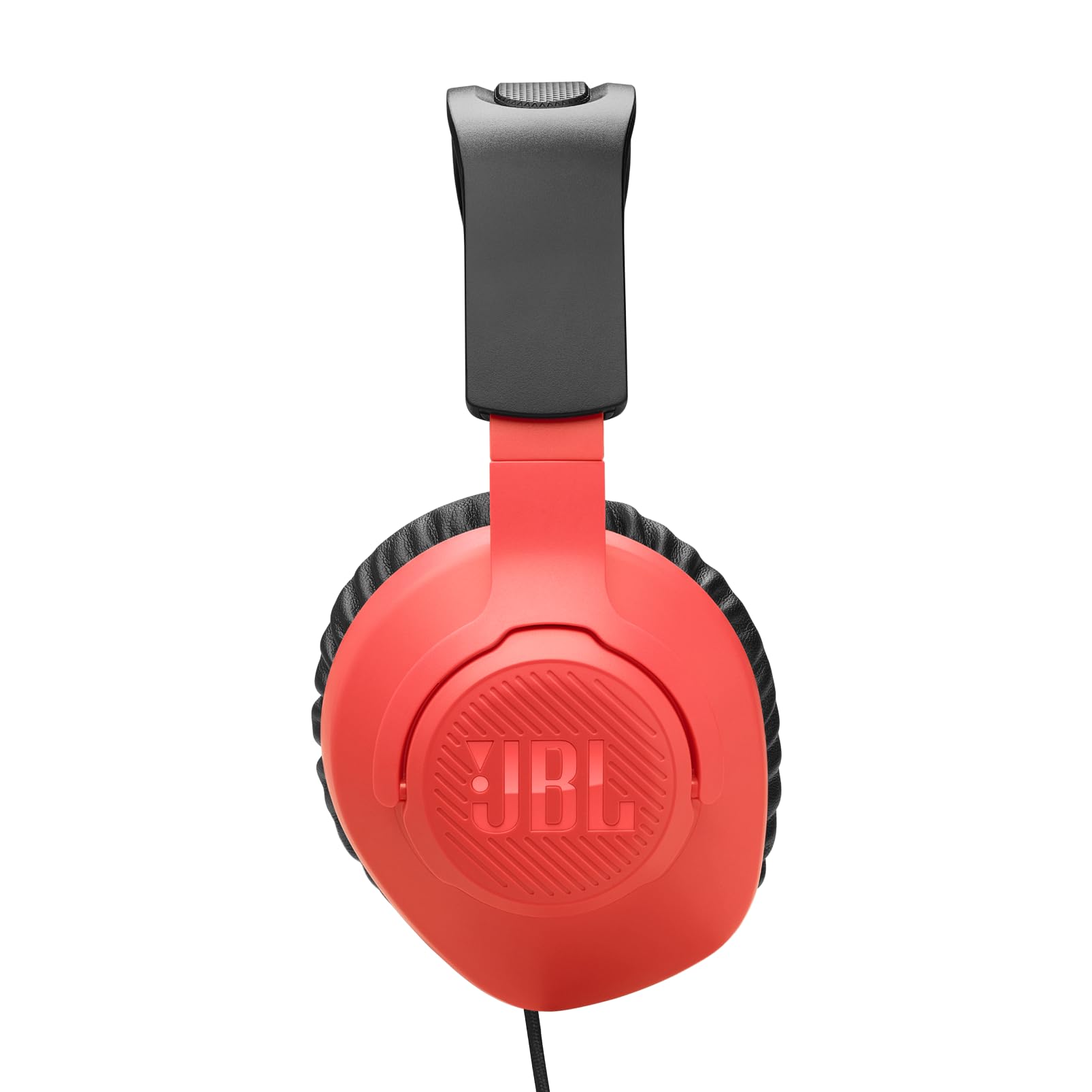 JBL Quantum 100N Wired Over-Ear Gaming Headset with Detachable Mic - QuantumSURROUND Sound, Comfortable Design, Cross-Platform Compatibility for PC, PS4, Xbox - Windows Sonic Spatial Audio (Red/Blue) - Perfect for Competitive Gaming & Immersive Entertainment