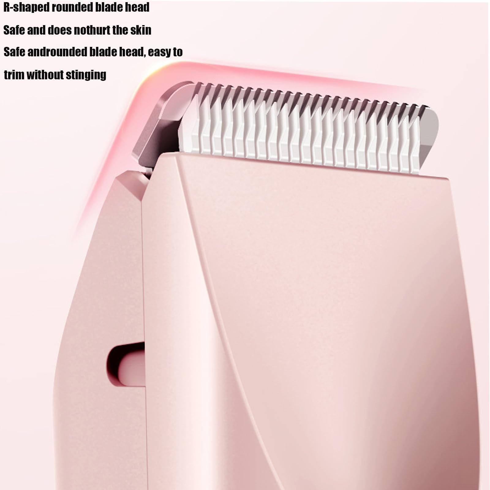 Easepicks 2-in-1 Electric Razor & Trimmer for Women - IPX7 Waterproof Wet/Dry Body Shaver for Legs, Underarms, Bikini Line - Pink | Smooth Shaving at Home, Travel & Gym Use