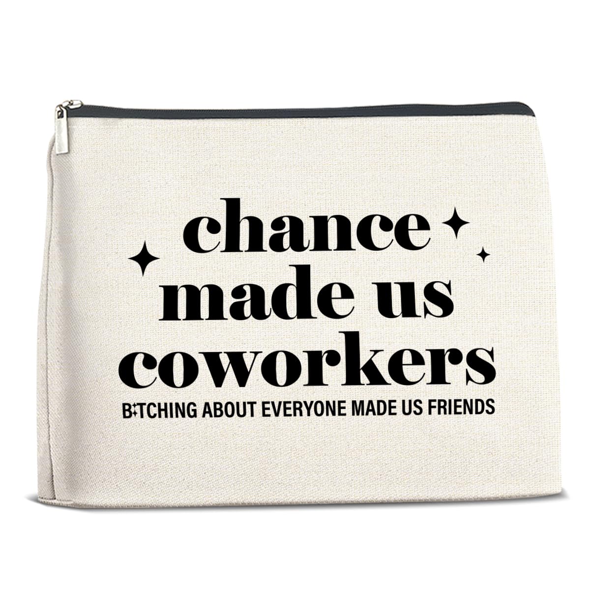Stylish Makeup Bag for Women - Coworker Gifts, Cosmetic Travel Organizer, Retirement or New Job Present, Zippered Toiletry Pouch for Purse - Perfect for Office Farewells, Travel & Daily Essentials
