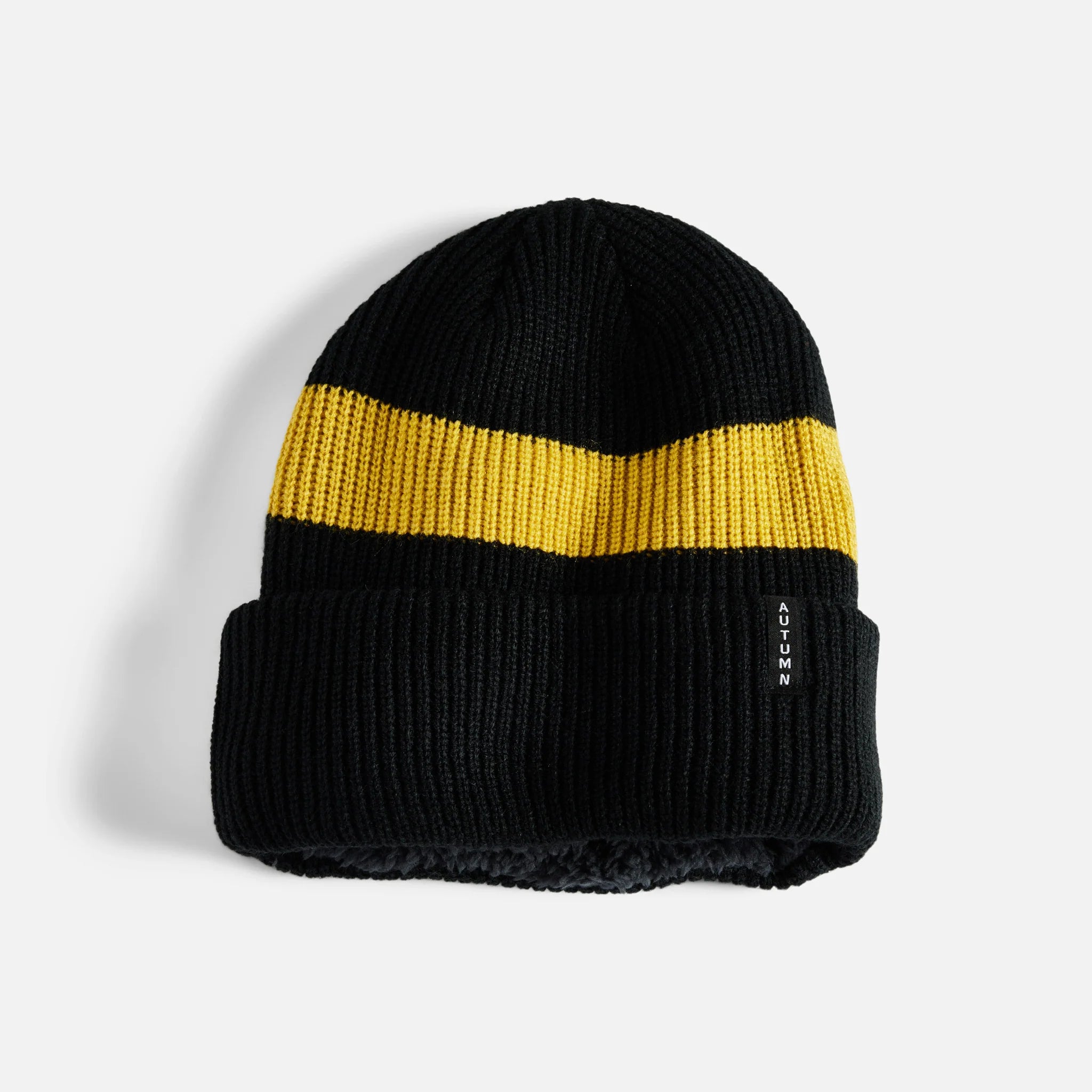 2025 Autumn Band Beanie Hat for Men & Women - Stylish Black Knit Beanie for Cold Weather - Perfect for Winter, Fall, and Outdoor Activities