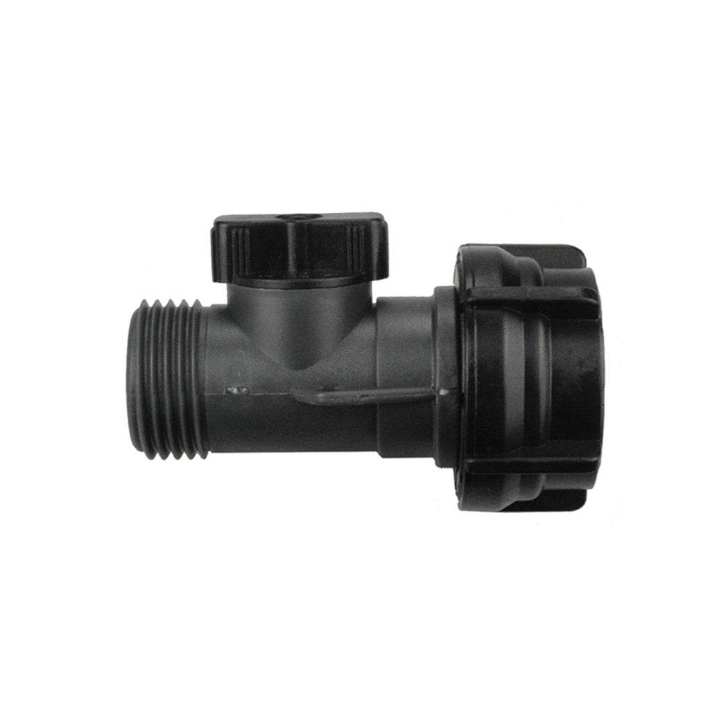 Gilmour V10 1707PG Plastic Garden Hose Shut Off Valve - Heavy Duty Water Flow Control for Outdoor Faucets, Sprinklers & Irrigation Systems - Perfect for Lawn Care, Gardening and Car Washing