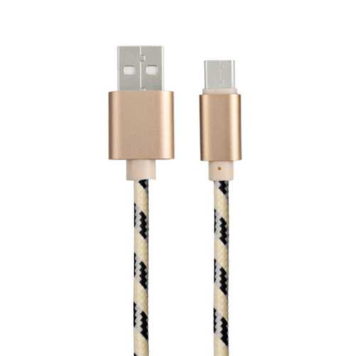 Earldom 1M USB 3.1 Type C Nylon Braided Fast Charging Cable for iPhone 15/Samsung Galaxy/Tablet - Durable & Tangle-Free Charger for Home, Office & Travel