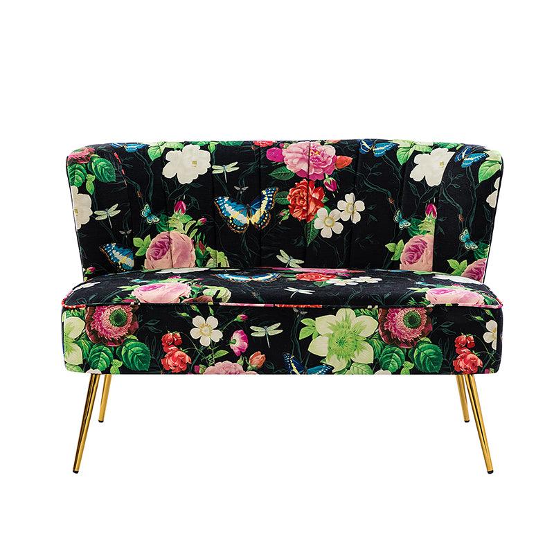 Coraline Upholstered Loveseat Sofa - Modern Small Couch for Living Room, Apartment & Office - Comfortable 2-Seater with Soft Fabric