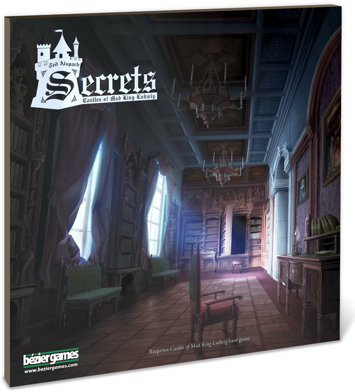 Castles of Mad King Ludwig Board Game by Bezier Games - Strategy Tabletop Game for Family Game Nights & Party Entertainment