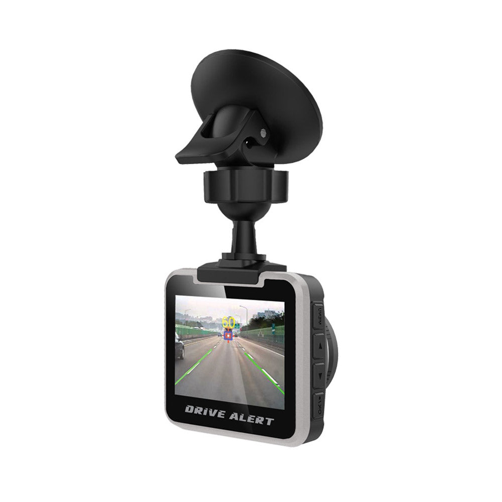 Power Acoustik Drive Alert DVR (DVALT) - Advanced Lane Departure & Front Collision Warning System with Dash Cam for Safer Driving | Perfect for Road Trips, Commuting & Fleet Vehicles
