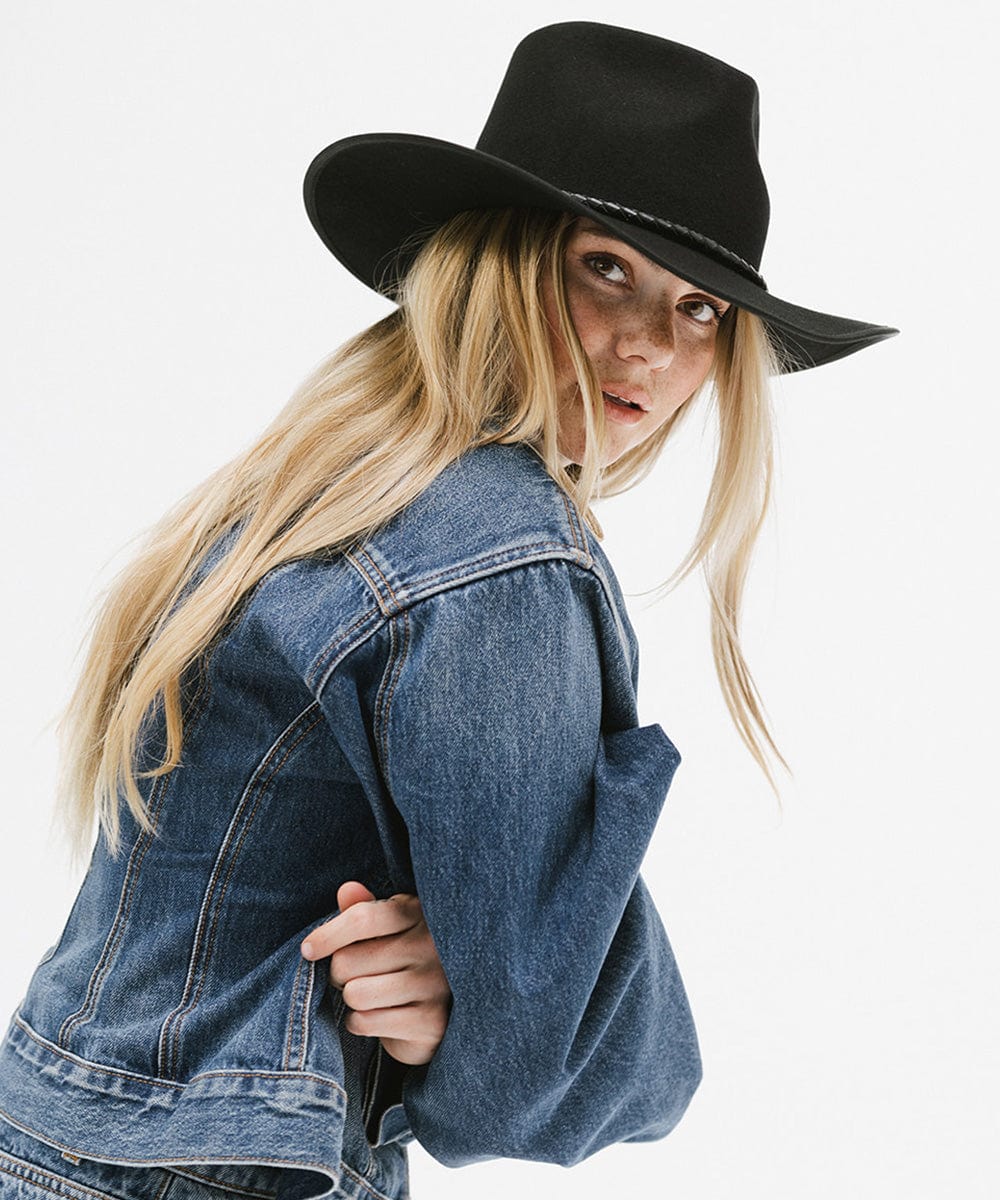 June Rancher Cowboy Hat for Men & Women - Western Style Sun Protection Outdoor Riding Hat - Perfect for Rodeo, Horseback Riding, and Country Music Festivals