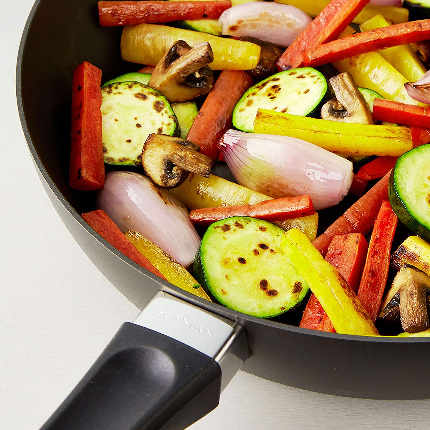 Scanpan Classic Nonstick Fry Pan Skillet Set with Lids (8 & 10.25-inch) - PFOA-Free Cookware for Healthy Cooking - Perfect for Sautéing, Frying & Simmering - Induction Compatible Kitchen Essentials