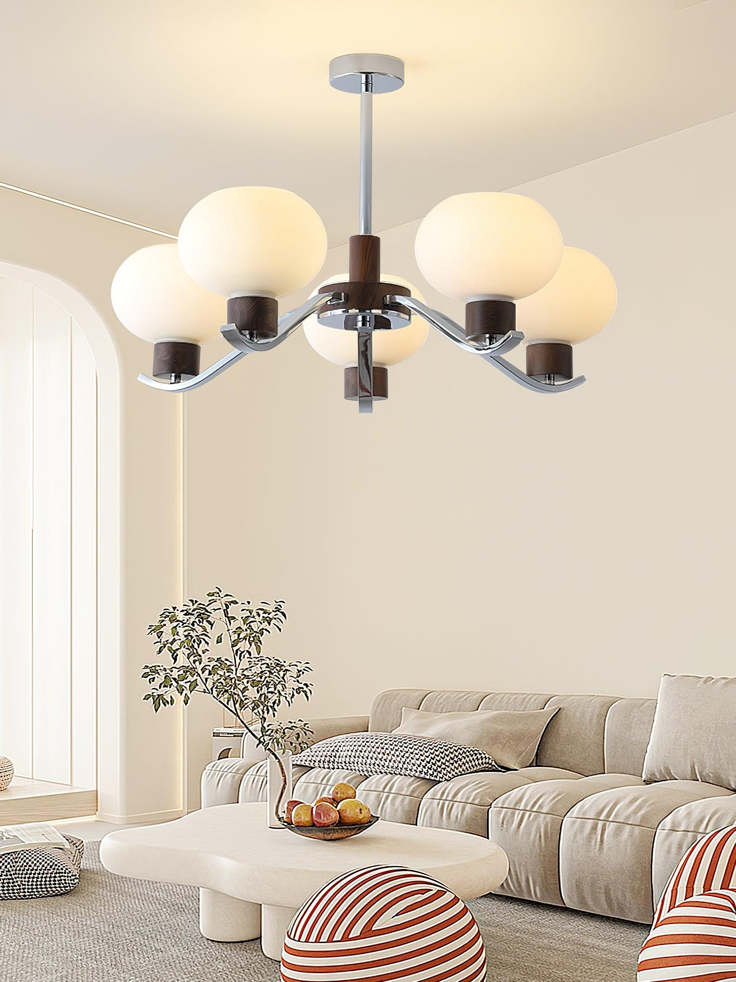 Colome Chandelier - Modern Crystal Ceiling Light Fixture for Dining Room, Living Room & Bedroom | Elegant Home Decor Lighting