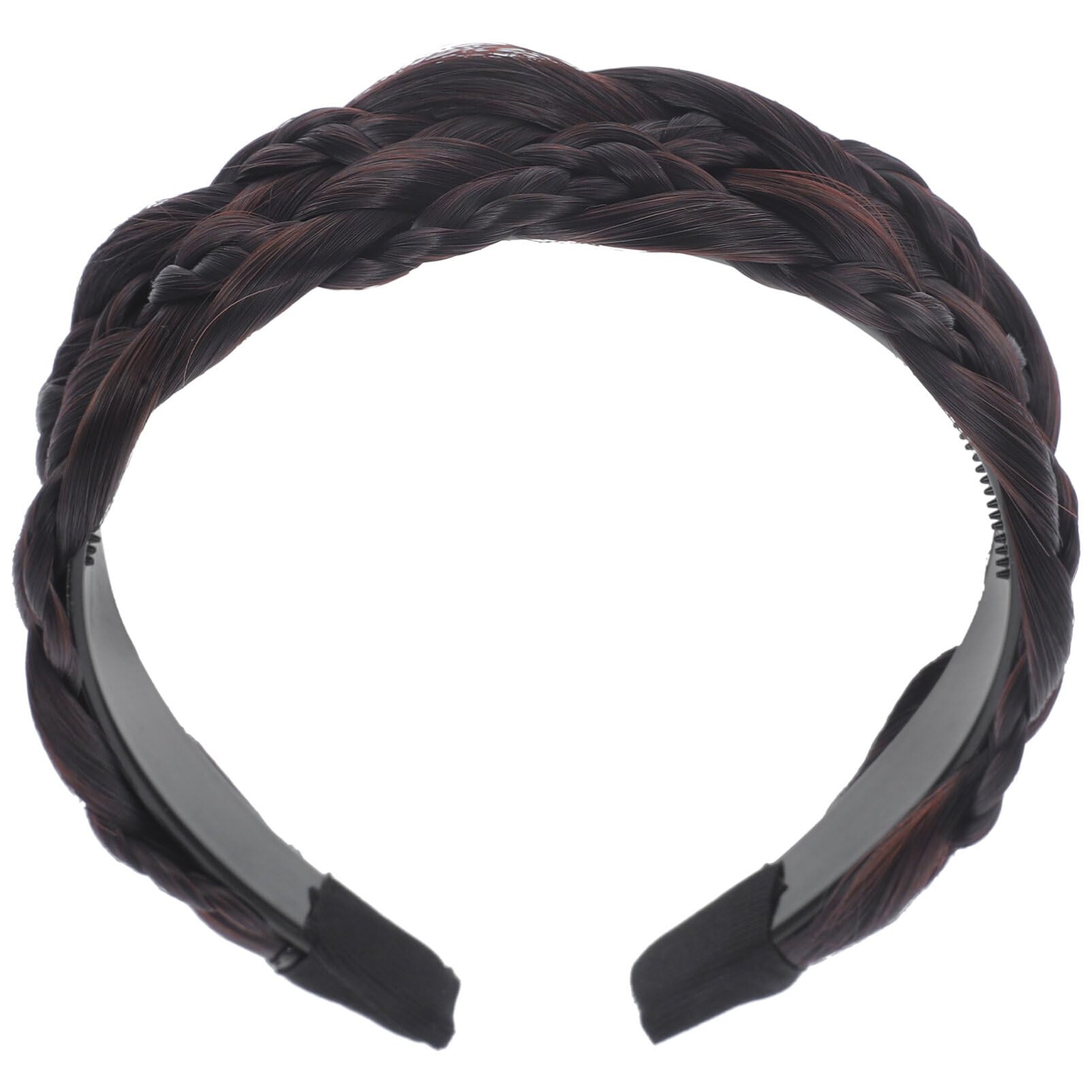 Minkissy Braided Headbands for Women & Girls - Wide Plaited Hair Bands with Teeth for Women, Teens & Kids - Perfect for School, Sports, Work & Fashion Accessories