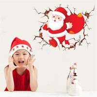 DIY Santa Claus Wall Stickers - Removable Christmas Window Decals for Home Decor, Holiday Shop & Glass Decoration - Festive New Year Murals & Art Stickers | Perfect for Living Room, Bedroom, Office & Retail Store Holiday Displays