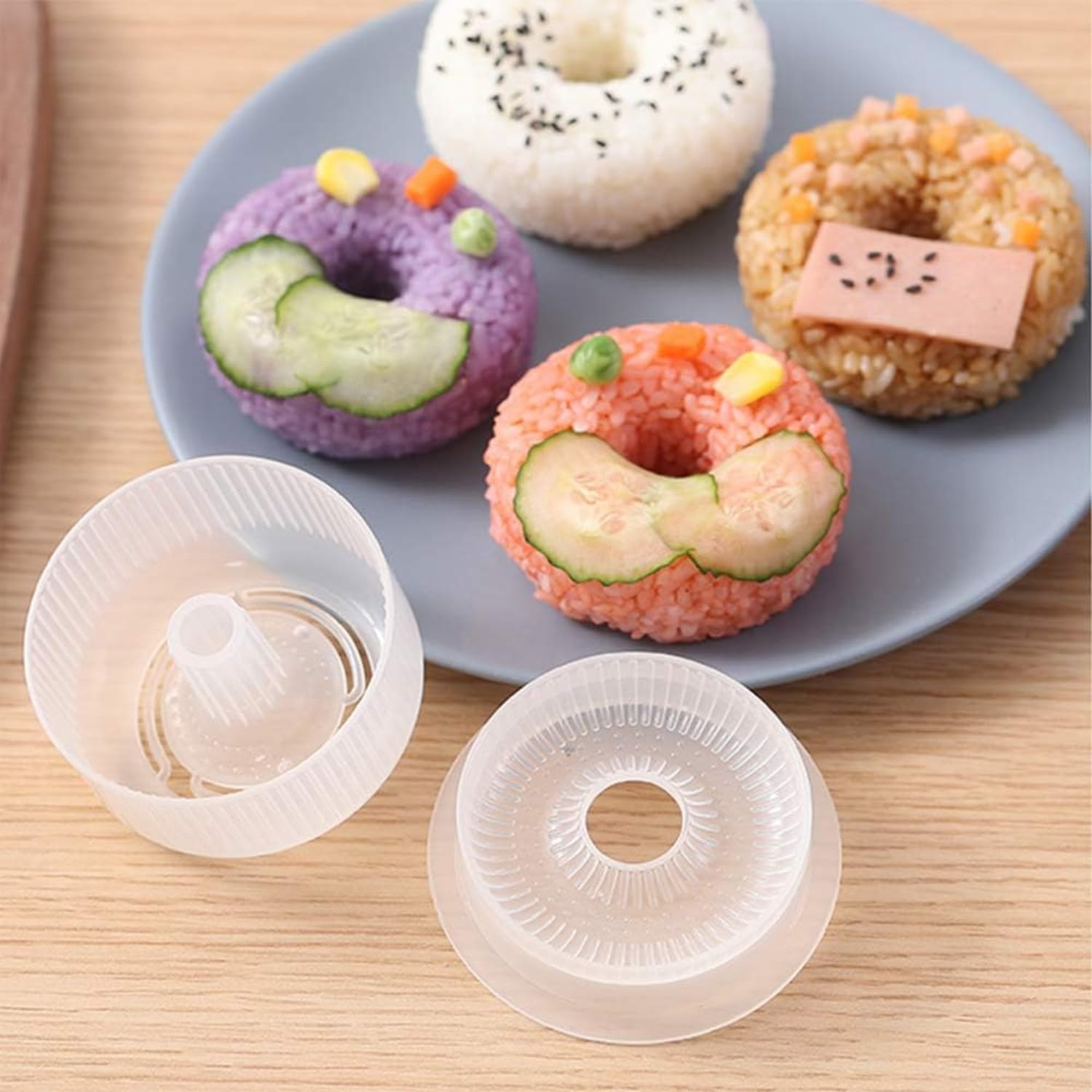 10-Piece Onigiri Mold Set - Non-Stick Rice Ball & Spam Musubi Press Kit - DIY Sushi Maker for Bento, Lunch Box & Home Cooking - Perfect for Kids, Meal Prep & Japanese Cuisine Lovers