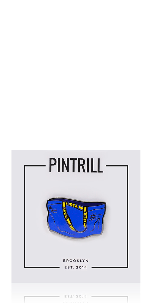 Creative Idea Bag Pin - Unique Enamel Lapel Pin for Backpacks, Tote Bags & Jackets - Perfect for Artists, Students & Office Workers
