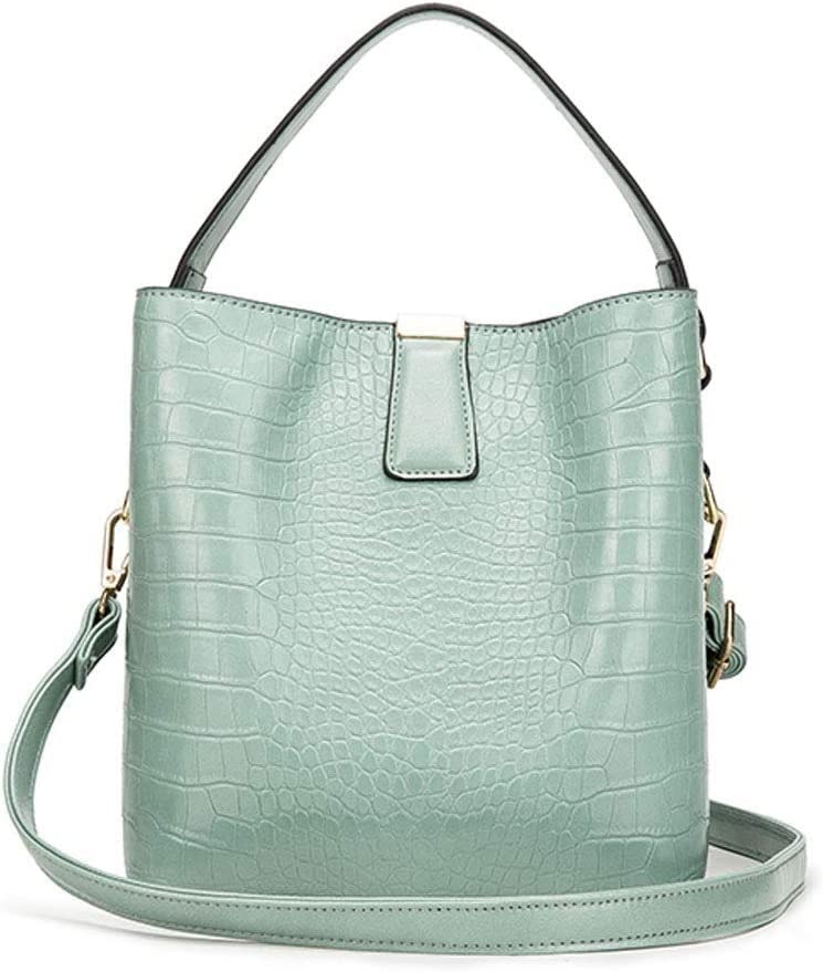 Stylish Women's Crossbody Bag - PU Leather Shoulder Purse with Adjustable Strap, Mint Green Handbag for Daily Use, Travel & Shopping