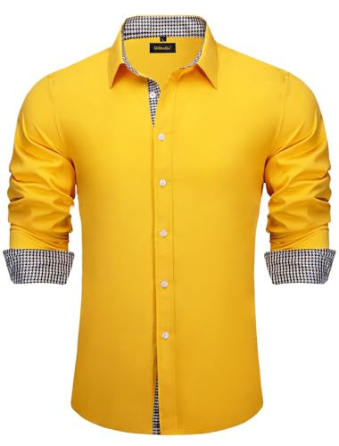 Yellow and Black White Houndstooth