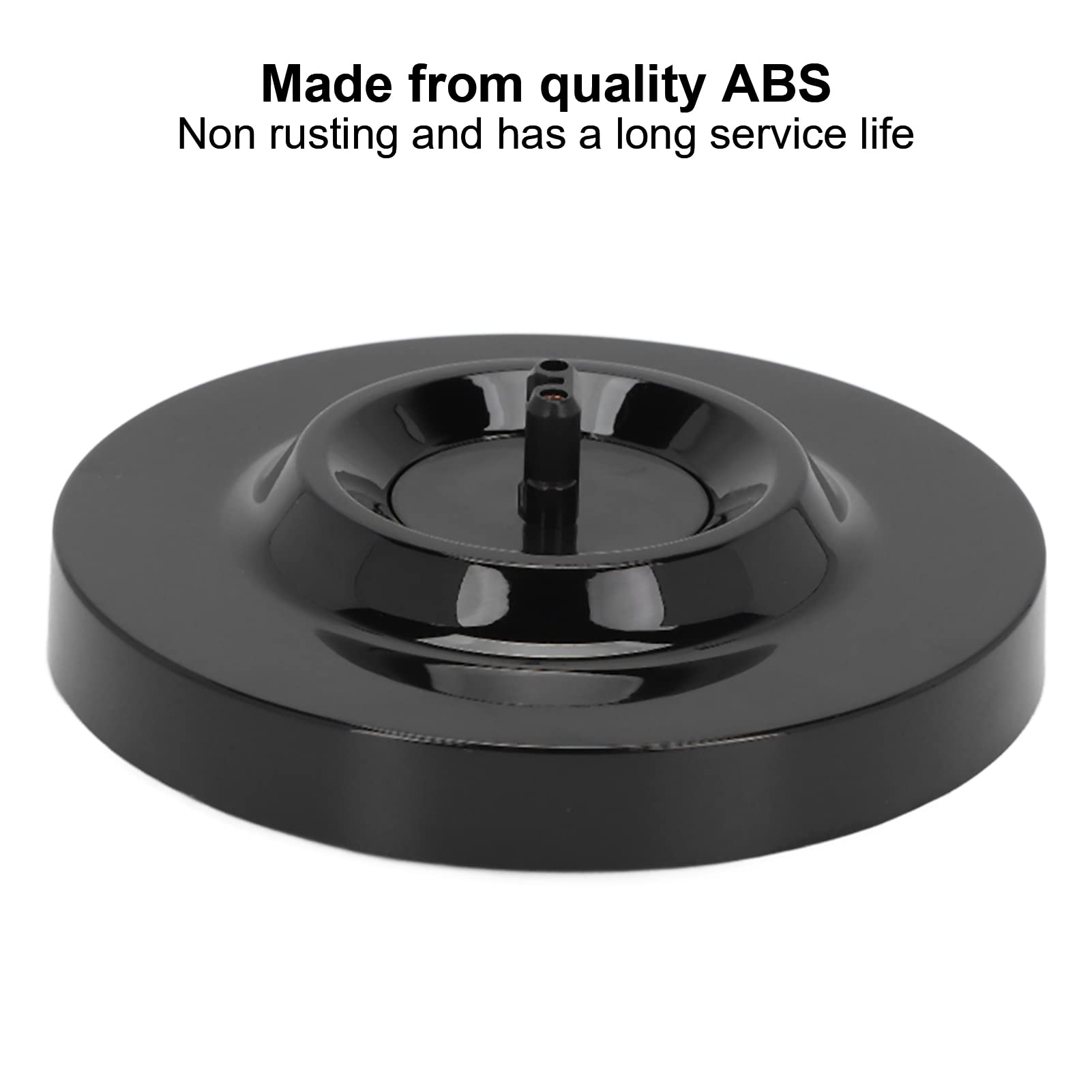 Universal Electric Shaver Charging Stand - Round Shape Men's Electric Razor Charging Base, Beard Trimmer Power Supply Dock (Black) | Perfect for Home, Travel & Grooming Kits
